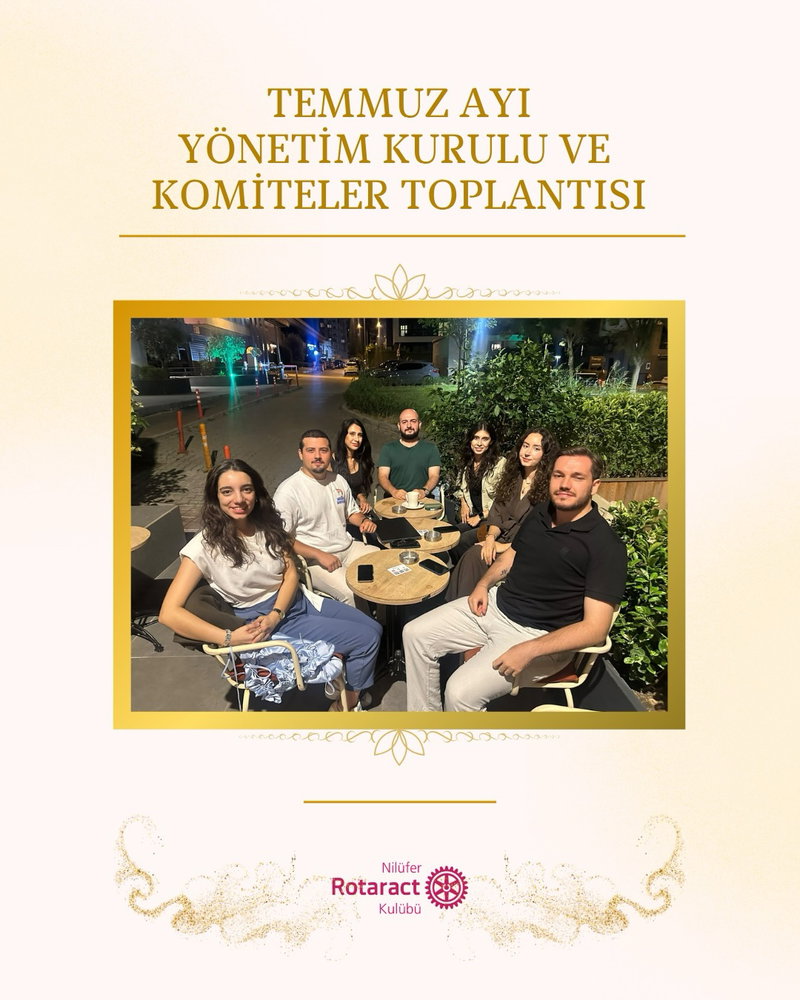 31.07.2026 tarihinde, Temmuz ayı Yönetim Kurulu ve Komiteler Toplantımızı gerçekleştirdik.